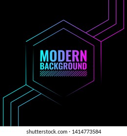 Simple modern background for many design works with space for text