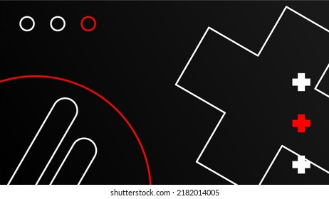 Simple modern background with memphis elements. Geometric backgrounds for your desig