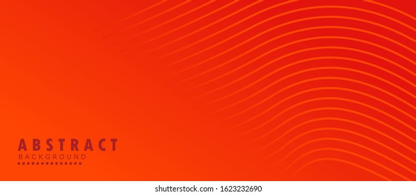 Simple and modern background with smooth gradient orange color.