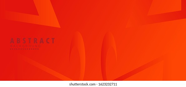 Simple and modern background with smooth gradient orange color.
