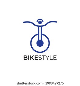 SIMPLE MODERN BICYCLE LOGO DESIGN
