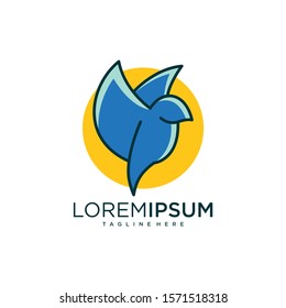  simple modern bird logo design