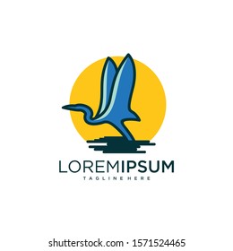  simple modern bird logo design