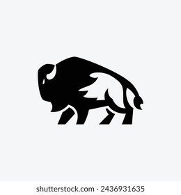 simple and modern bison logo.
With a masculine but mature vibe.