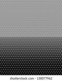 Simple modern black background with white dot pattern / dotted background