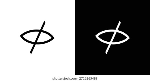 Diseño de logotipo ciego simple y moderno
