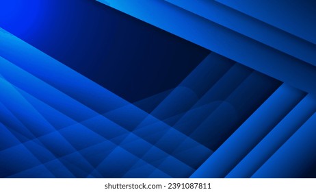 Simple and modern blue background for science, futuristic technology, energy and digital design concept. Vector illustration.