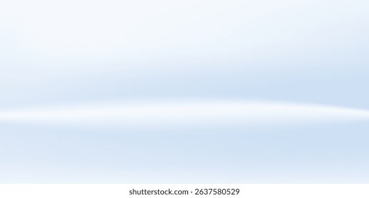 Simple modern blue studio room. Limbo light background. Abstract 3d backdrop for product presentation 