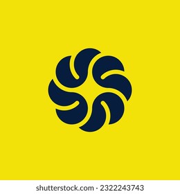 logo simple y moderno de la estrella del cerebro