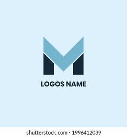 Simple Modern Brand Logo Vector two colors