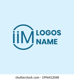 Simple Modern Brand Logo Vector two colors