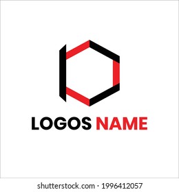 Simple Modern Brand Logo Vector two colors