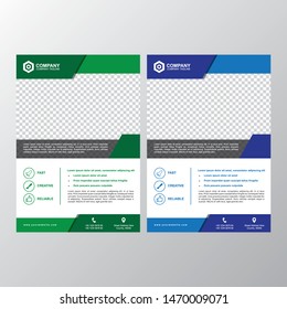 simple modern brochure vector design