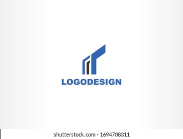 Plantilla de diseño de logotipo de arquitectura de construcción moderna