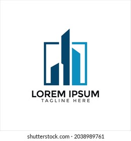 Simple and modern building vector template