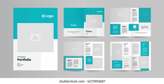 simple and modern business brochure design template