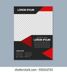 Simple modern business brochure design template