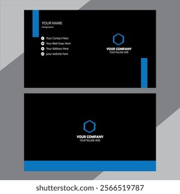 A Simple Modern Business Card Design