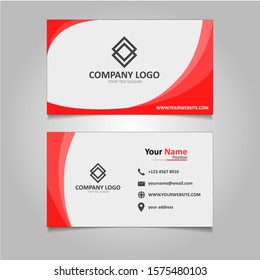 Simple modern business card template