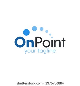 Simple Modern Business Consulting On Point Logo Design Idea