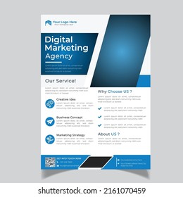 simple and modern business flyer template