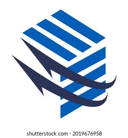 simple modern business vector logo