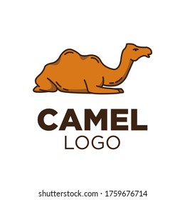 Diseño sencillo y moderno de logotipo de camello o de plantilla de símbolo de icono para un diseño versátil 
negocio y empresa