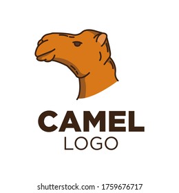 Simple and Modern camel logo or icon sign template design for versatile 
business and company