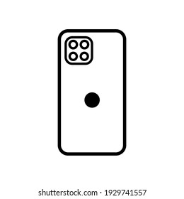 Simple modern cellphone icon vektor ilustation for webside,app mobile,ui,ux.