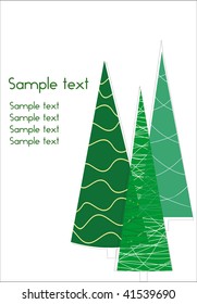 Simple modern Christmas background