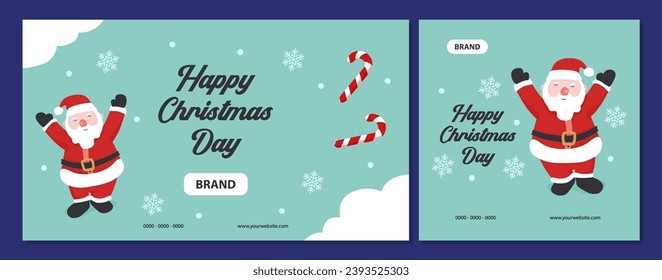 einfache und moderne Weihnachtsillustrationen eignen sich hervorragend für Weihnachtsevents-Banner