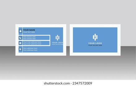Simple modern and clean professional elegant business card template