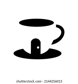 Simple and modern coffee and tea shop logo