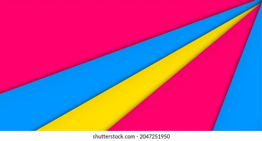 Simple modern colorful abstract background illustration