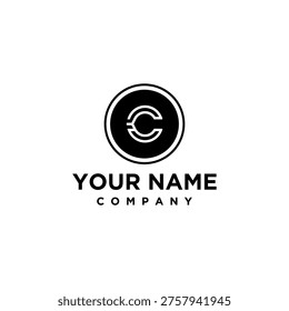 Simple modern company logo template