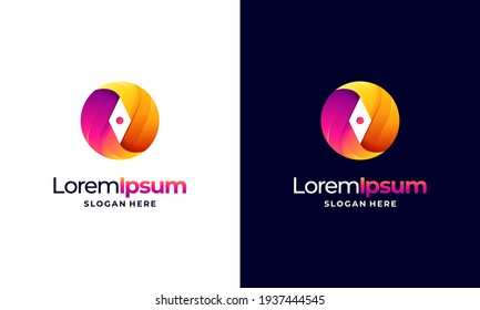 Simple Modern Compass Logo Designs Vector Stock Vector (Royalty Free ...