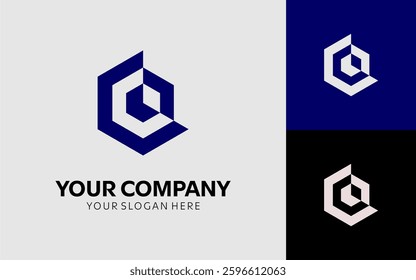 simple modern concept logo design