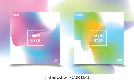 Simple Modern Covers Template Design. Set of Minimal Geometric Halftone Gradients for Presentation, Magazines, Flyers, Annual Reports, Posters and Business Cards. vector abstract background
