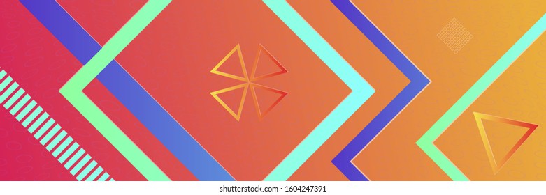  Simple modern covers template design. Geometric figures and colorful gradient background