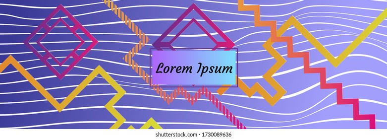 Simple modern covers template design. Geometric figures and colorful gradient background