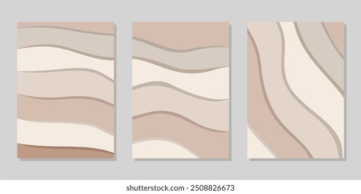 Diseño de Plantilla de cubiertas modernas simples.