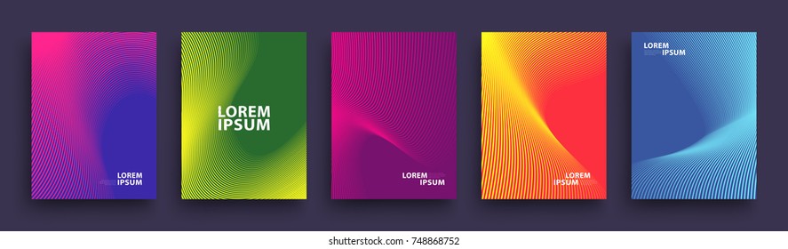 Simple Modern Covers Template Design  Set Minimal Geometric Halftone Gradients for Presentation  Magazines  Flyers  Annual Reports  Posters   Business Cards  Vector EPS 10