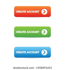 Simple and Modern Create Account Buttons