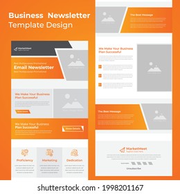 Simple Modern Creative Email Newsletter Template Design