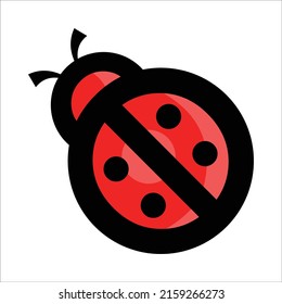 Simple Modern Cute Ladybird Logo
