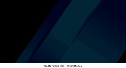 Simple modern dark blue background with overlapping triangles. Blue abstract background with empty space for text. Modern elements for banner eps 10, vector illustration.