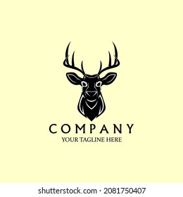 A simple and modern deer head logo that has the meaning of beauty and care. Perfect for your creative industry logo.