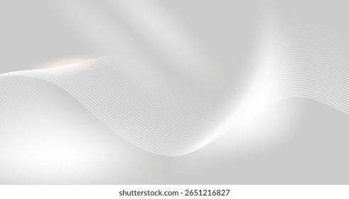 A simple and modern design background image with a light gray texture and thin lines that create a sense of flow and movement in the lines that are curved and in a consistent line pattern.