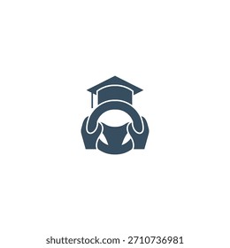 Logotipo simple y moderno de la escuela de conducción