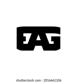 simple and modern EAG letter logo design for brand identity and other purposes